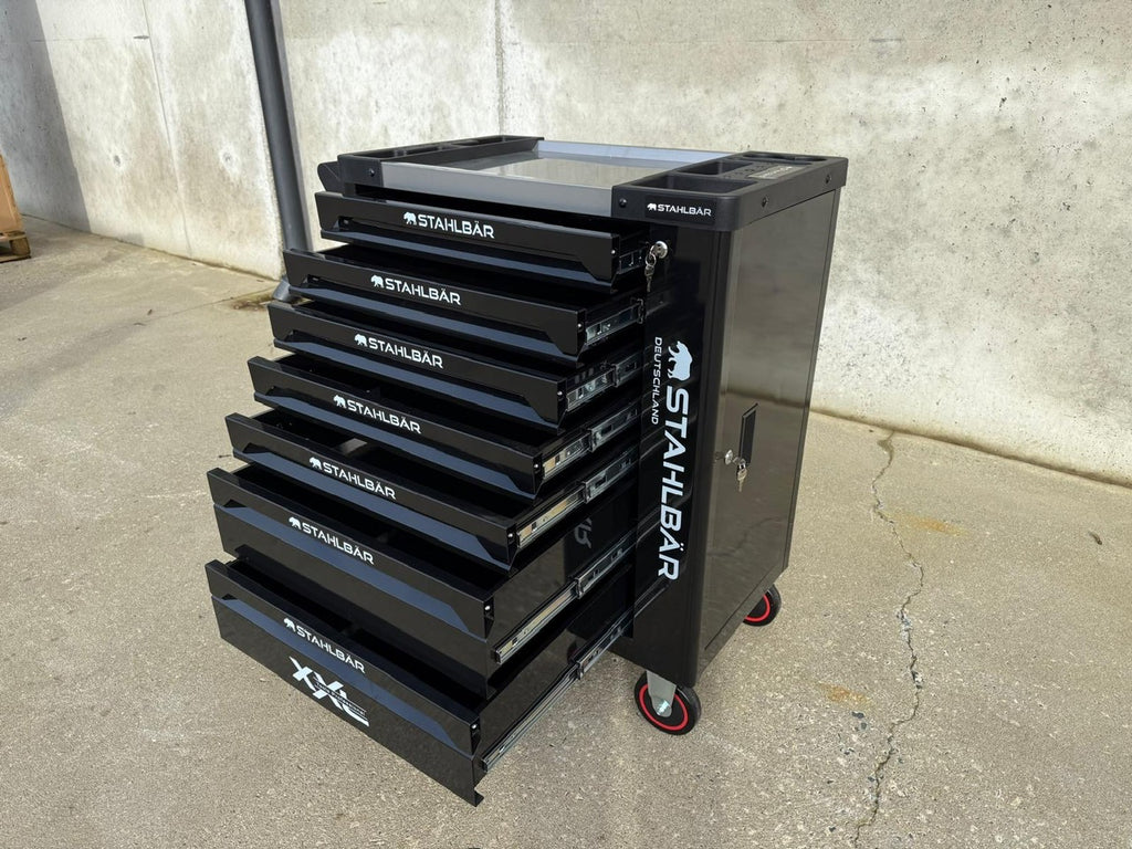 New Stahlbar 7 Drawer Tool Cabinet on Caster Wheels