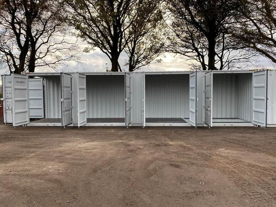 40ft High Cube Container with 4 Side Doors (1 Ship) BLACK