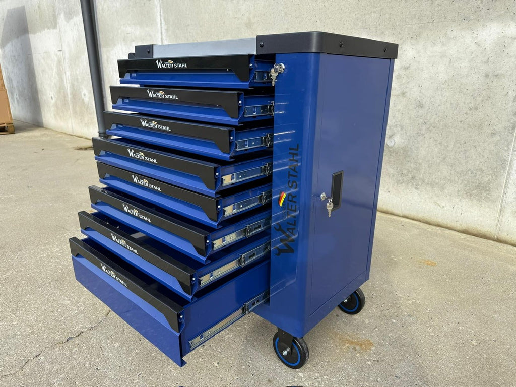 New Walter Stahl 8 Drawer Tool Cabinet on Caster Wheels