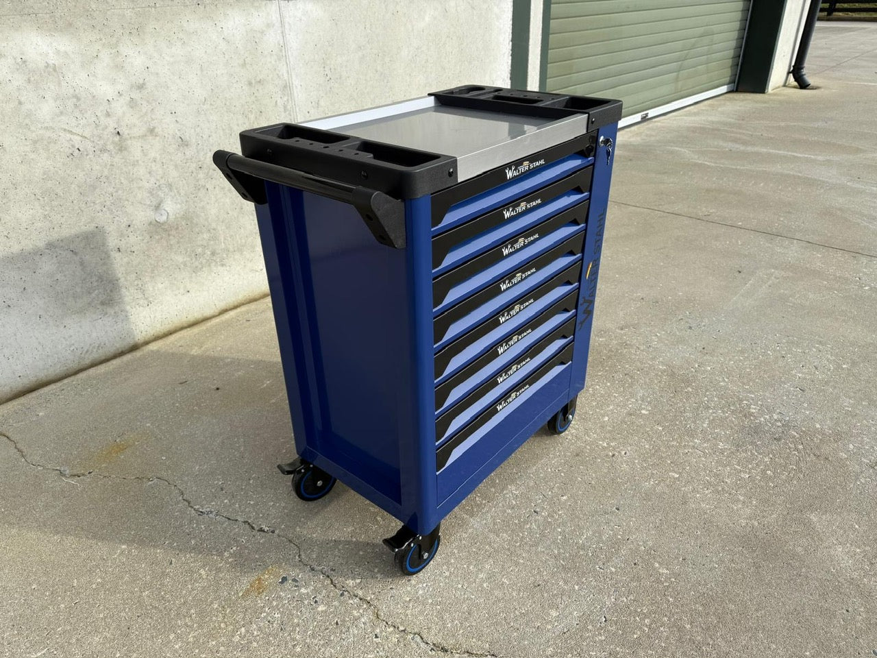 New Walter Stahl 8 Drawer Tool Cabinet on Caster Wheels