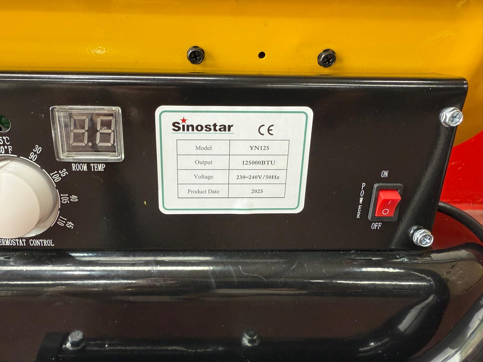 New 2025 Sinostar YN125 Diesel Blow Heater