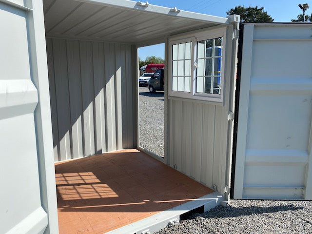 New 8ft Shipping Container with Side Door & Window