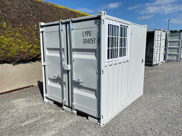 New 8ft Shipping Container with Side Door & Window