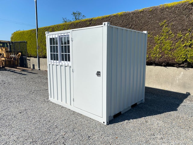 New 8ft Shipping Container with Side Door & Window