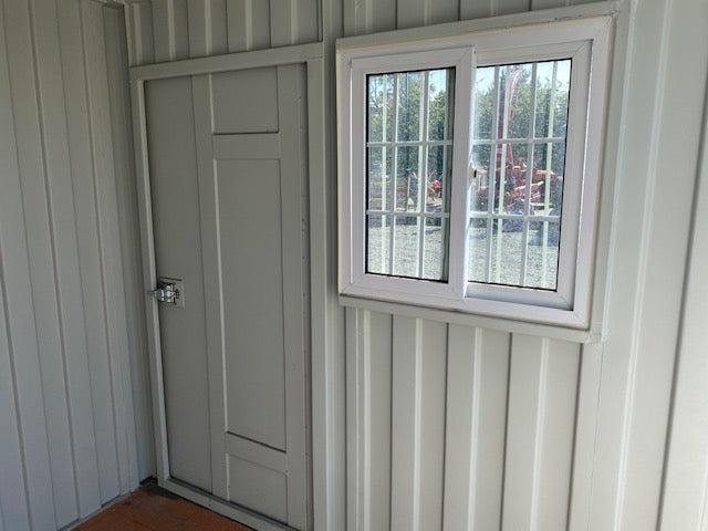 New 9ft Shipping Container with Side Door & Window