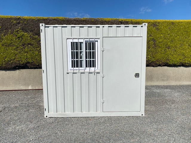 New 9ft Shipping Container with Side Door & Window
