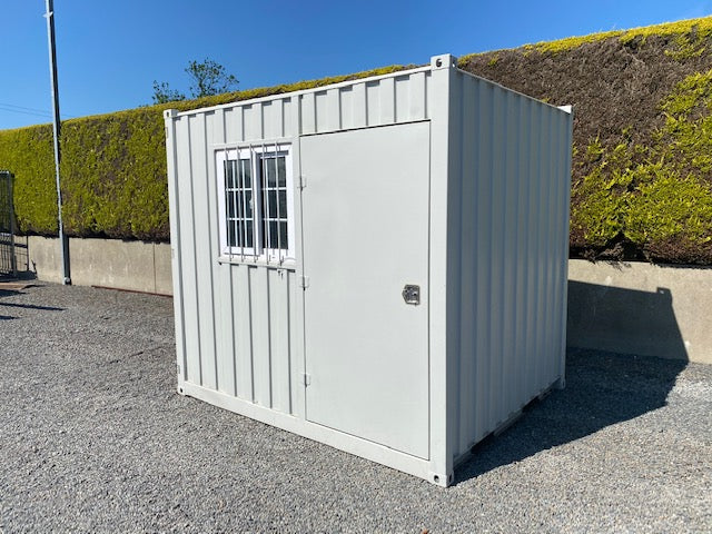 New 9ft Shipping Container with Side Door & Window