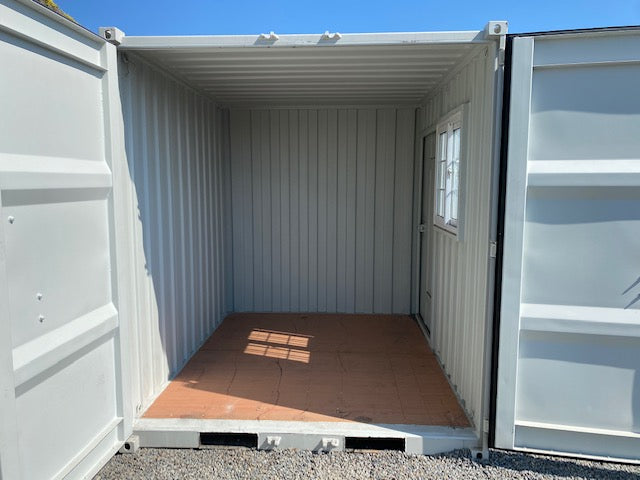 New 9ft Shipping Container with Side Door & Window