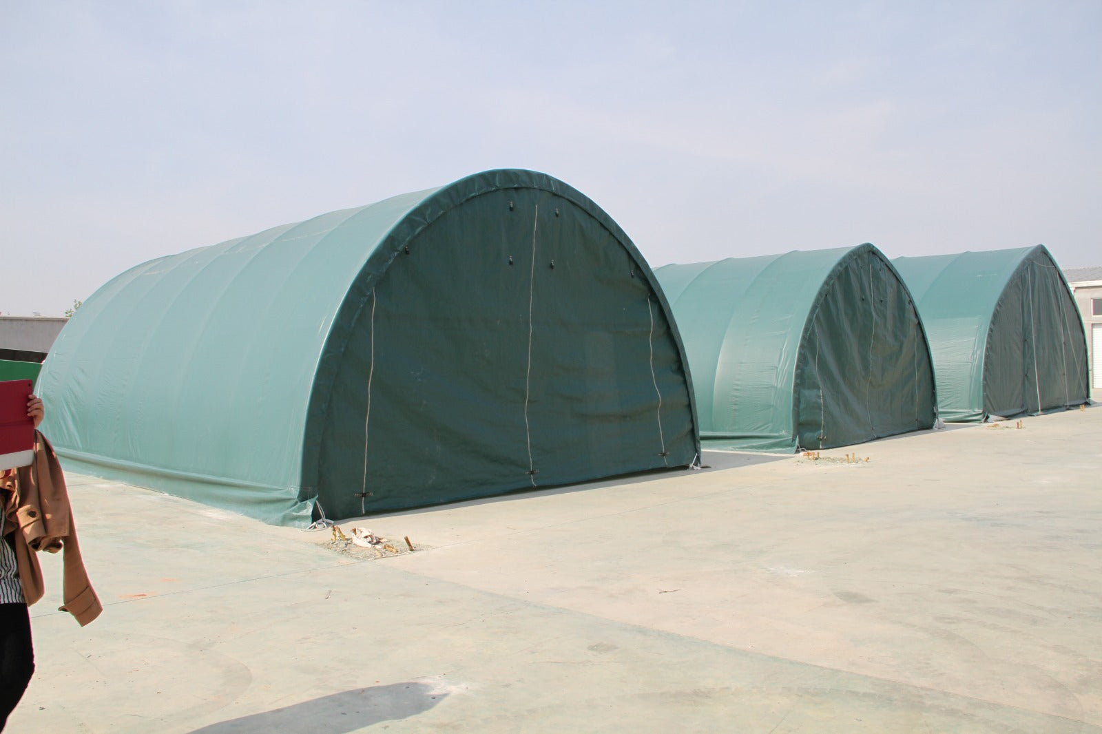 S203012R Green PVC Shelter