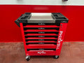 New Phixwell Workbench, 7 Drawers & 1 Cabinet complete with 6 Trays of Tools (RED)