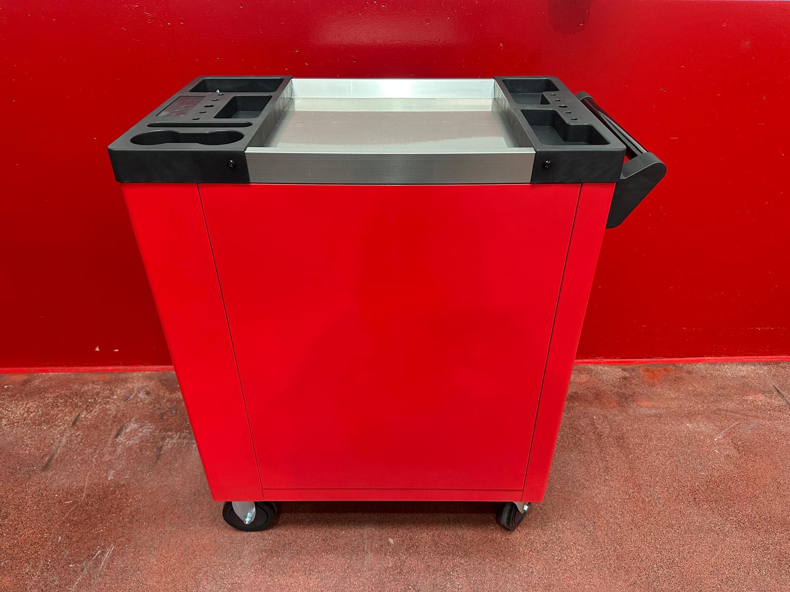 New Phixwell Workbench, 7 Drawers & 1 Cabinet complete with 6 Trays of Tools (RED)