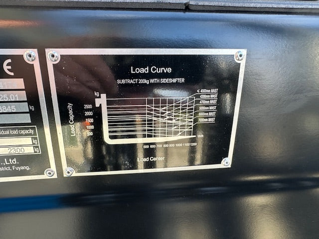 New 2025 UN 2.5Ton N-Series Diesel Counter Balance Forklift