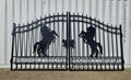 New 14ft Bi-Parting Gates (Horse Design)