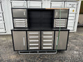 New Stainless Steel 7ft Workbench with 18 Drawers & 4 Cabinets
