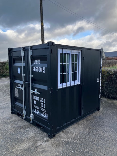 New 7ft Shipping Container with Side Door & Window