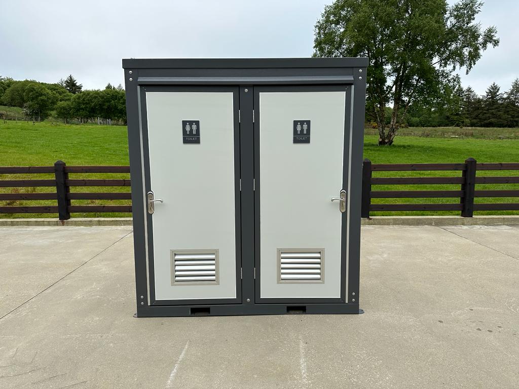 New 220V Bastone Portable Double Toilet Block