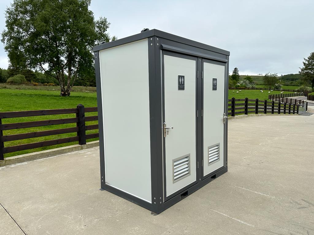 New 220V Bastone Portable Double Toilet Block