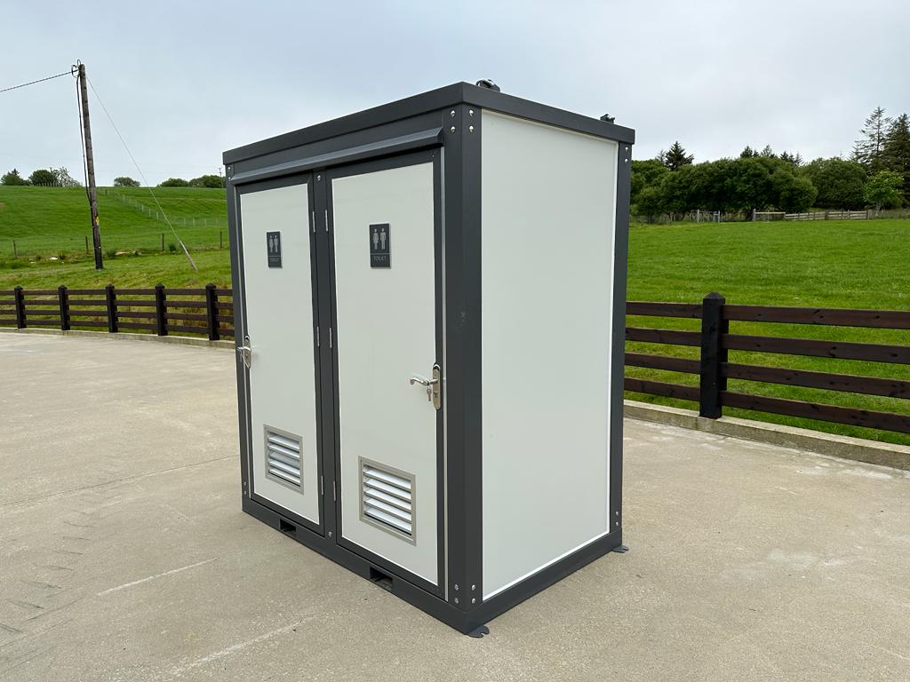 New 220V Bastone Portable Double Toilet Block