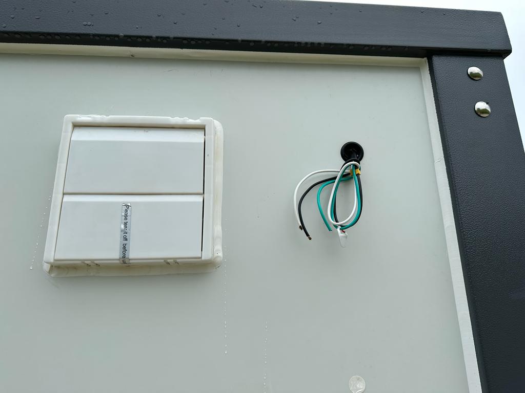 New 220V Bastone Portable Double Toilet Block