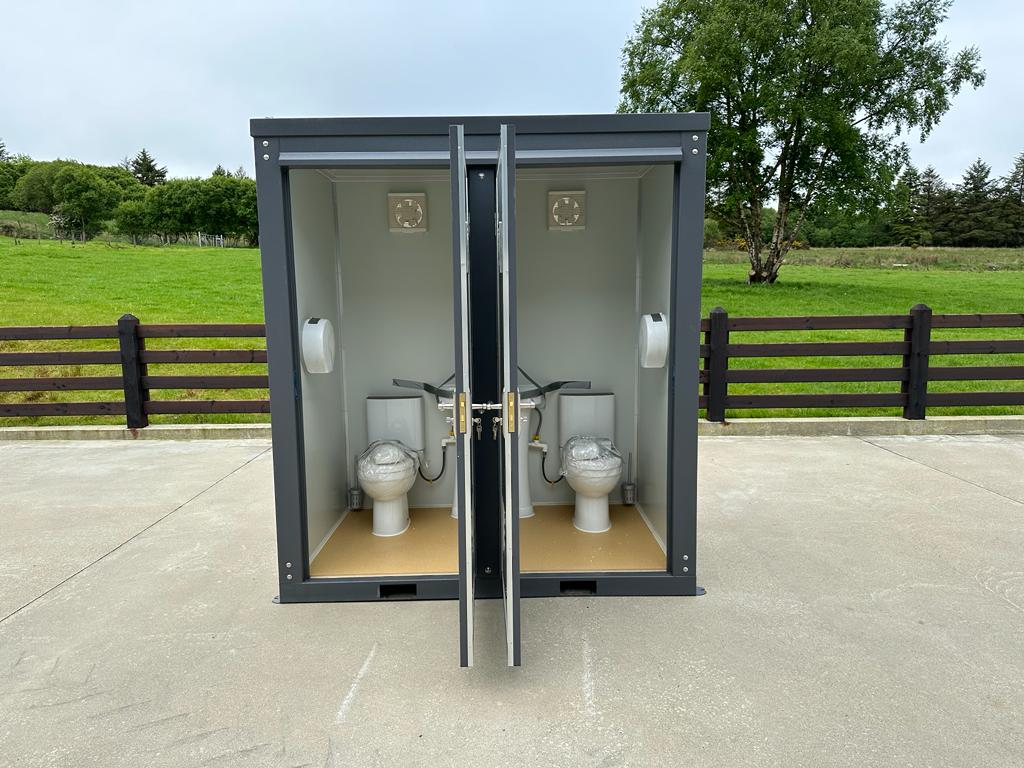 New 220V Bastone Portable Double Toilet Block