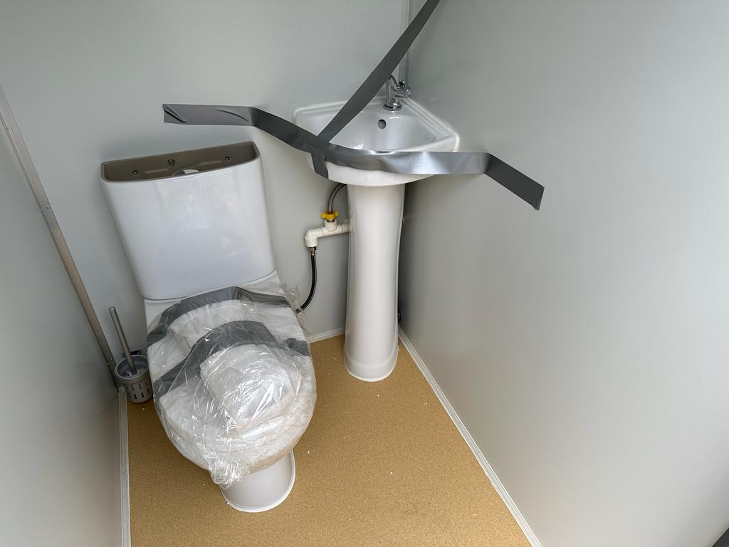 New 220V Bastone Portable Double Toilet Block