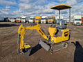 New Huayee HY10 1 Ton Mini Excavator, Rubber Tracks, Blade, Offset, Canopy, Diesel Engine