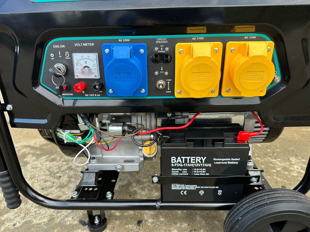 New Phixwell LB5000 Petrol Site Generator, 110V/ 230V, 15HP