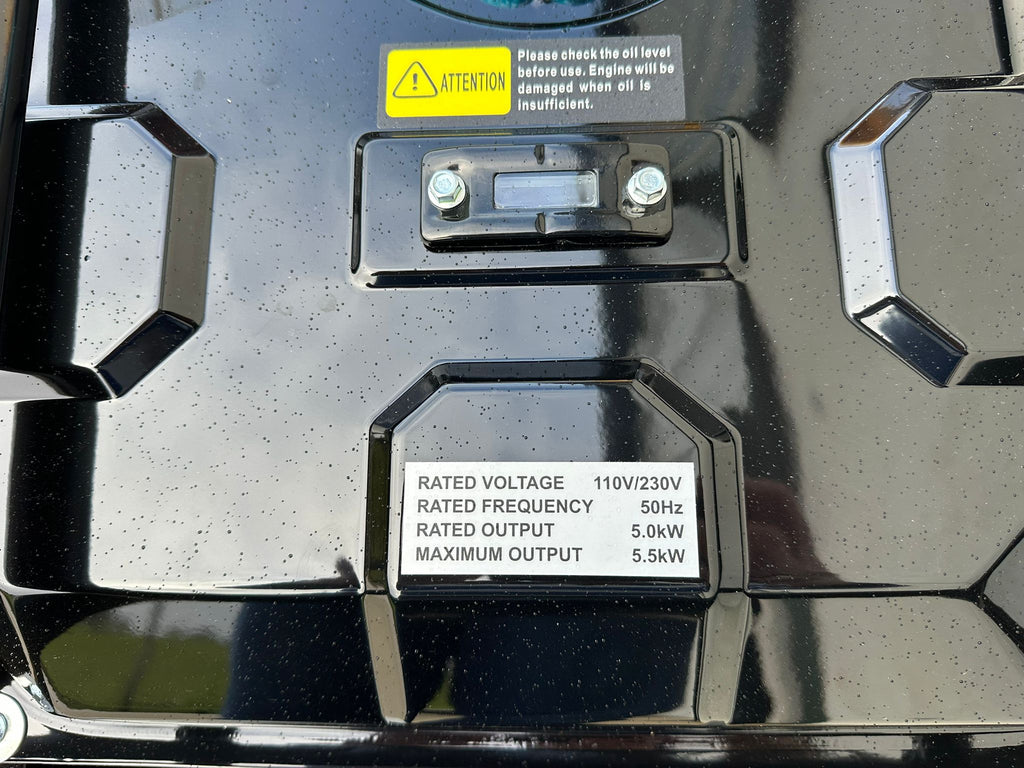 New Phixwell LB5000 Petrol Site Generator, 110V/ 230V, 15HP