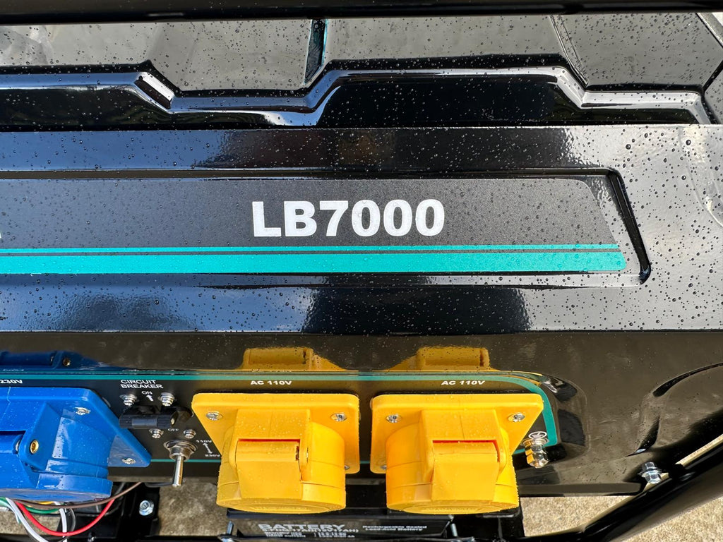 New Phixwell LB7000 Petrol Site Generator, 110V/ 230V, 17HP