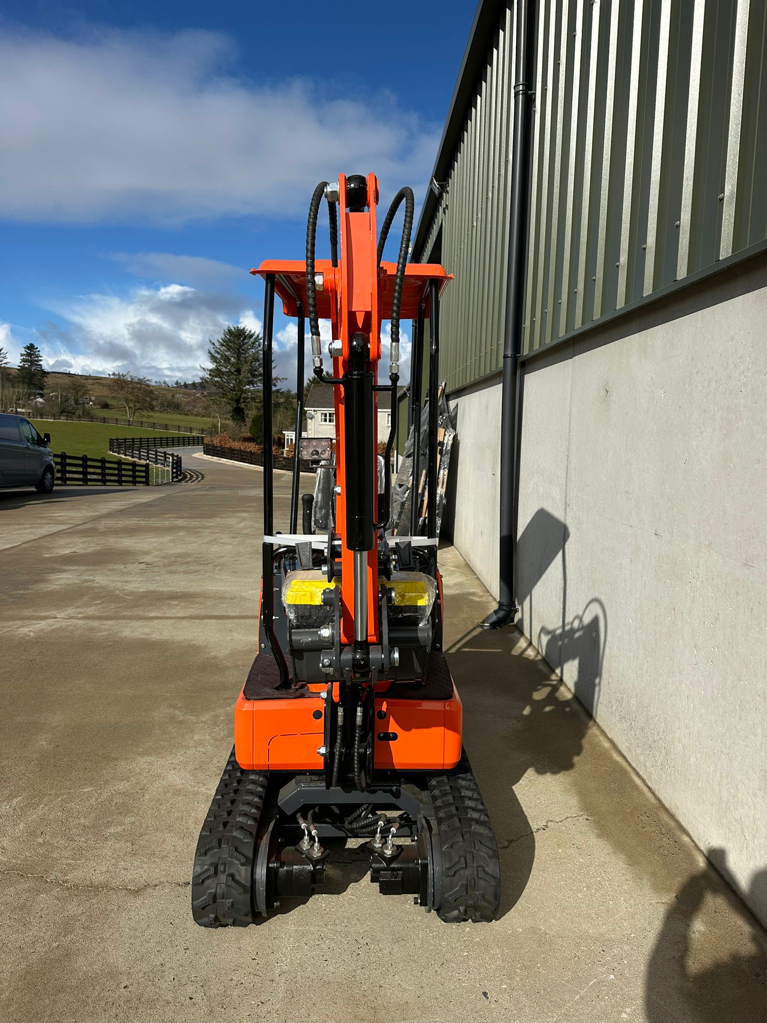 New AGT XK12G-R 1 Ton Mini Excavator, Rubber Tracks, Blade, Canopy, Petrol Engine (Copy)