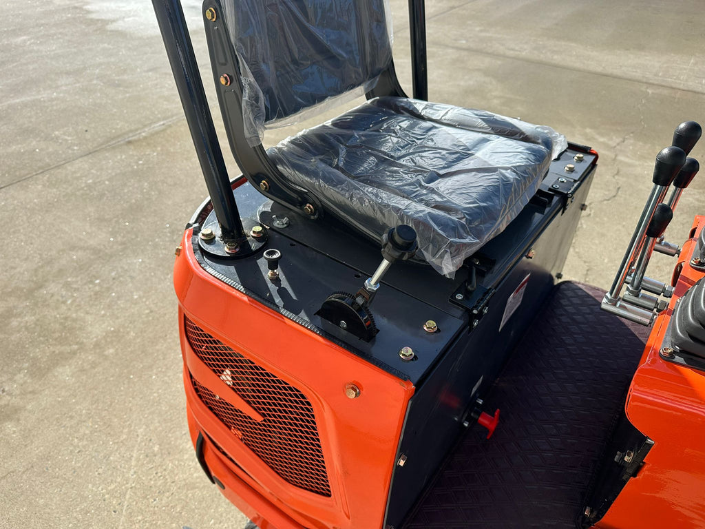 New AGT XK12G-R 1 Ton Mini Excavator, Rubber Tracks, Blade, Canopy, Petrol Engine (Copy)