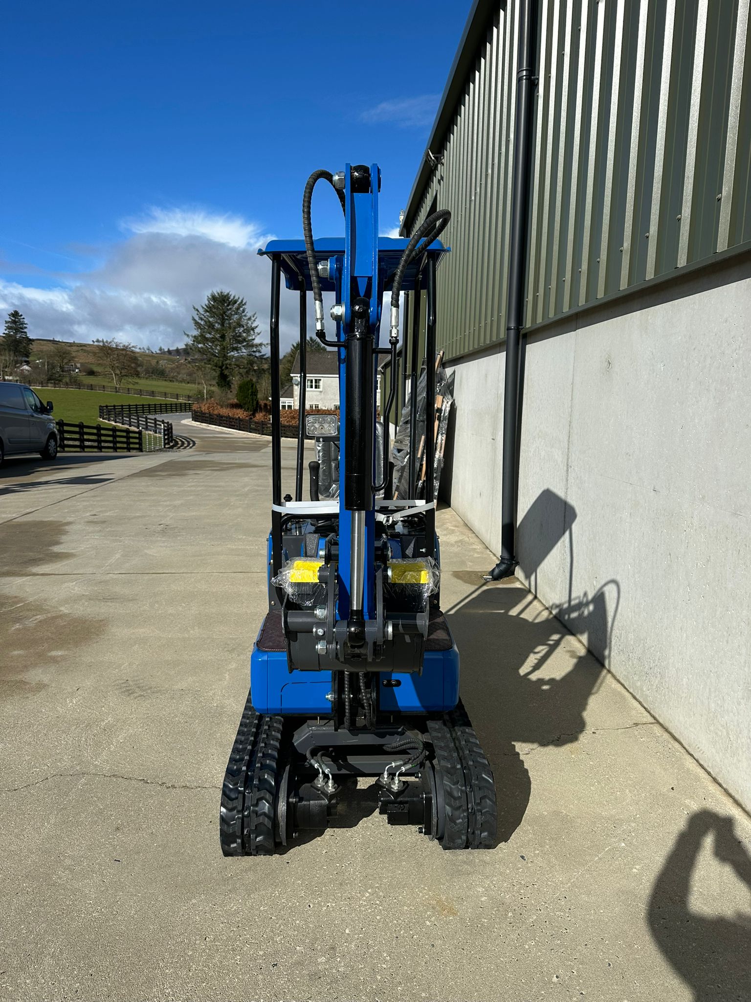 New AGT KX12R 1 Ton Mini Excavator, Rubber Tracks, Blade, Canopy, Petrol Engine
