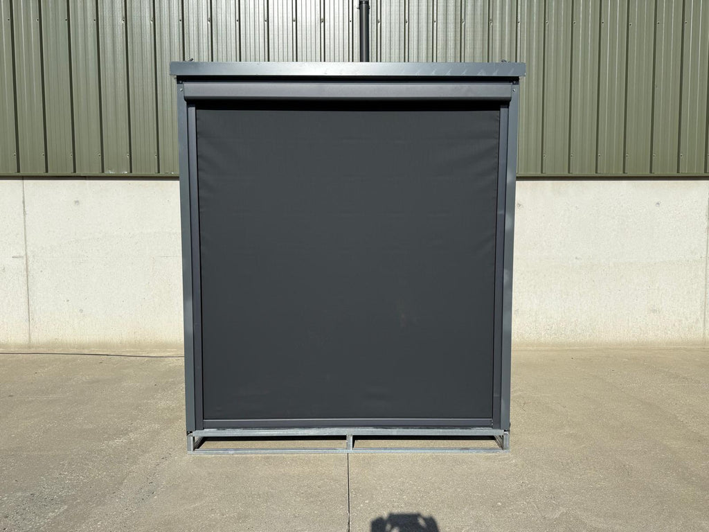 New 7ft Containerised Barbecue House with Electric Roller Shutter Door