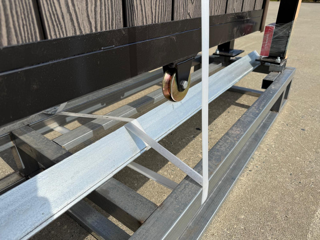 New 13ft PD13MS Electric Sliding Gate with Grey Composite Finish