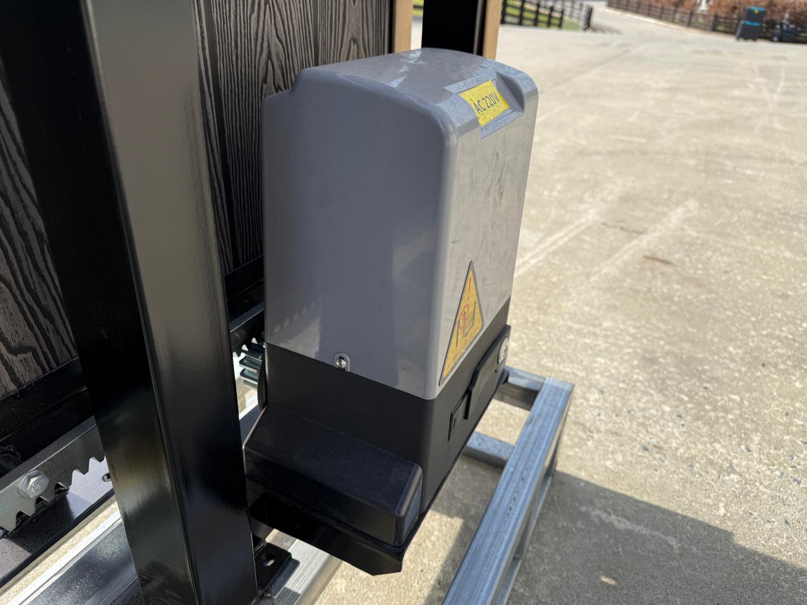New 13ft PD13MS Electric Sliding Gate with Grey Composite Finish