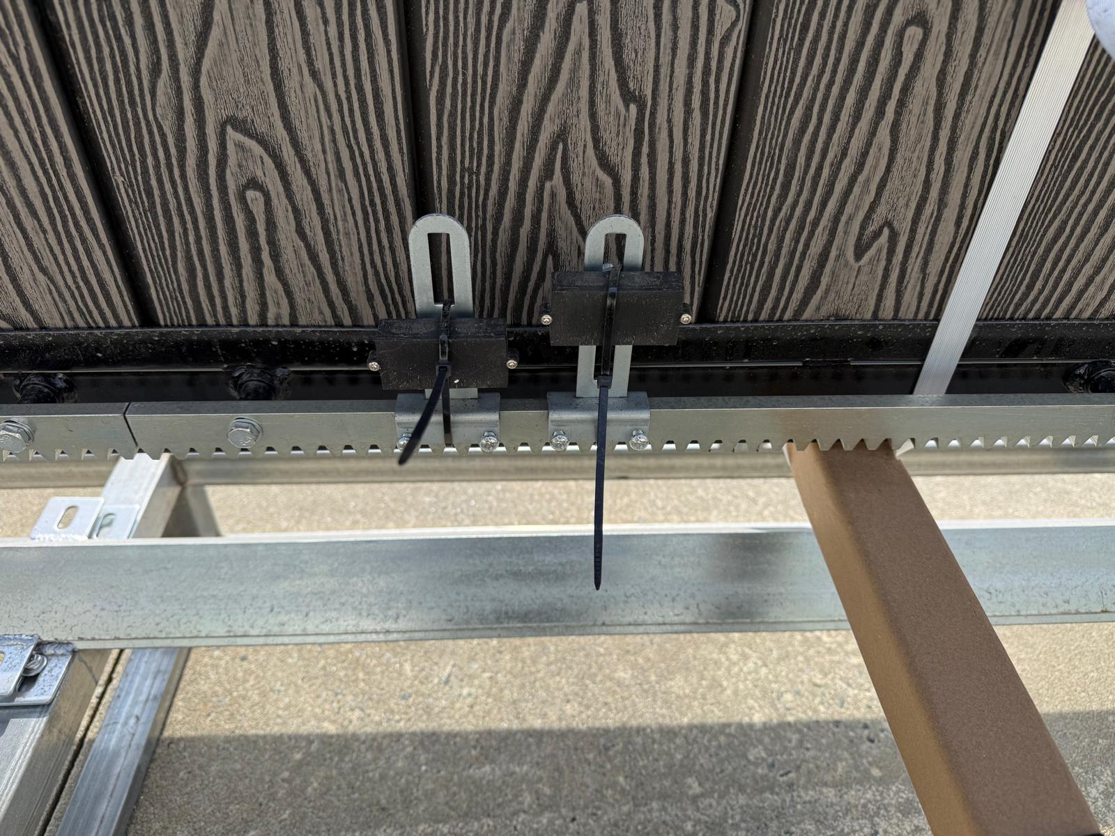 New 13ft PD13MS Electric Sliding Gate with Grey Composite Finish