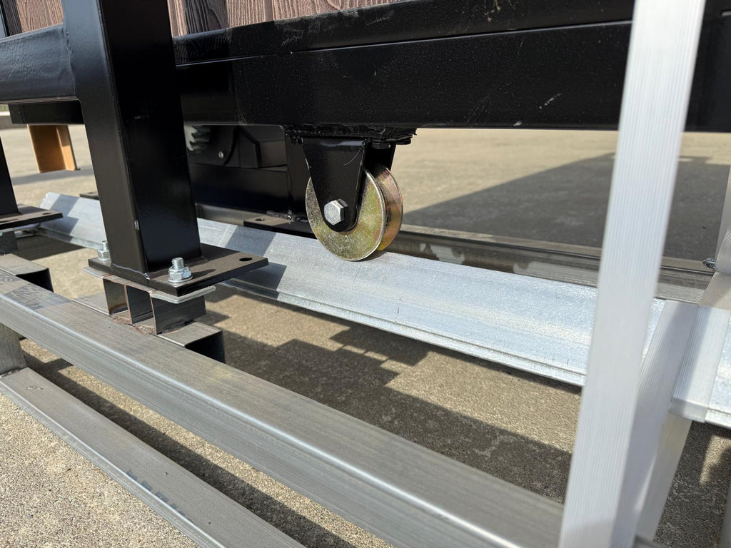 New 13ft PD13MS Electric Sliding Gate with Coffee Composite Finish