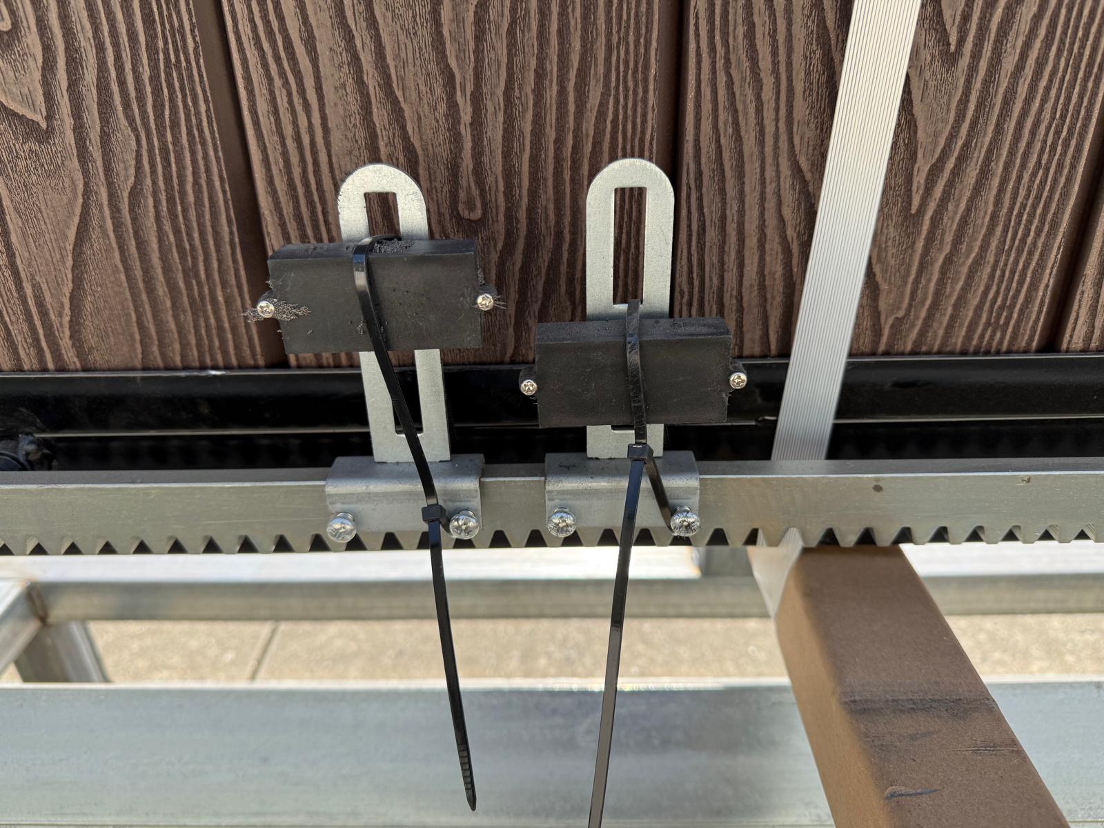 New 13ft PD13MS Electric Sliding Gate with Coffee Composite Finish