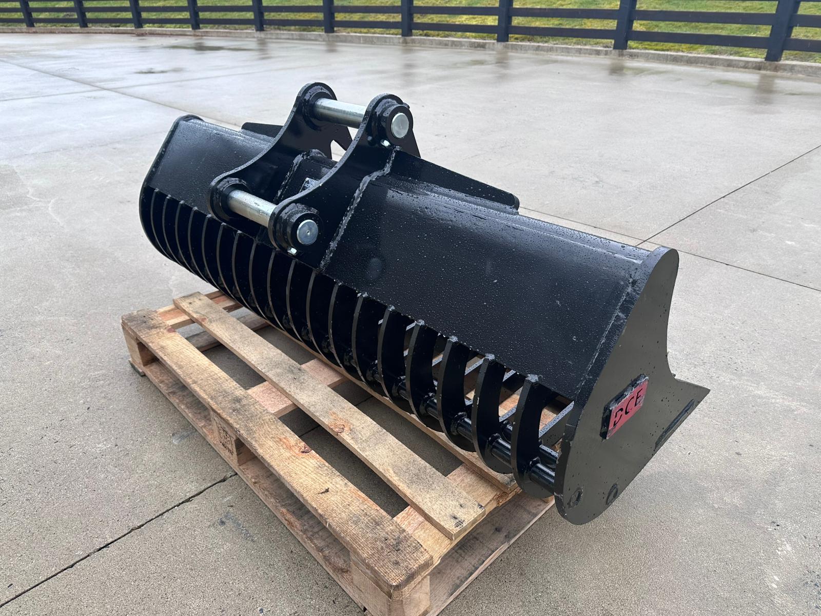 New DCE 60" Lawn Rake to suit 8 Ton Excavator