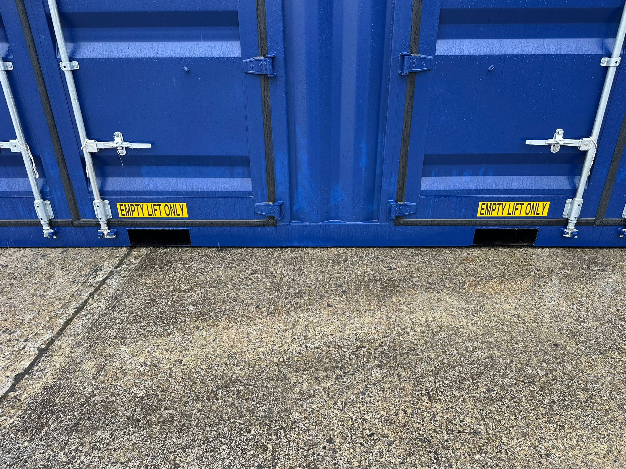 40ft High Cube Container with 4 Side Doors (1 Ship) BLUE