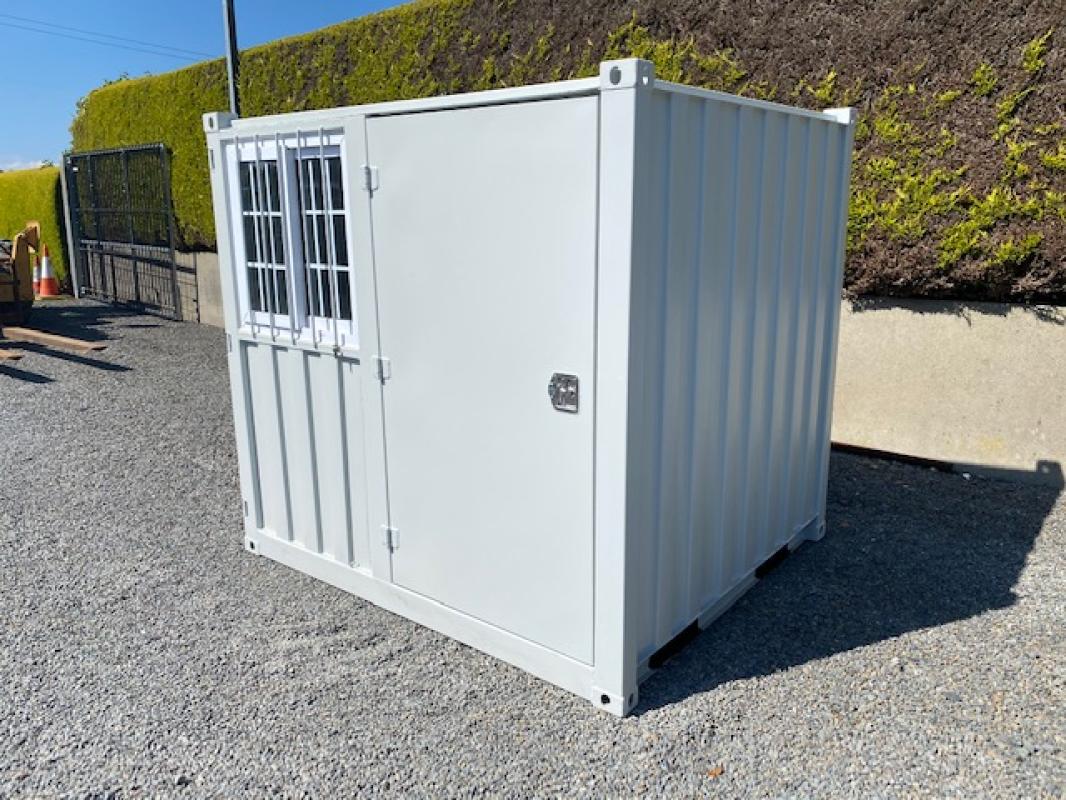 New 7ft Shipping Container with Side Door & Window