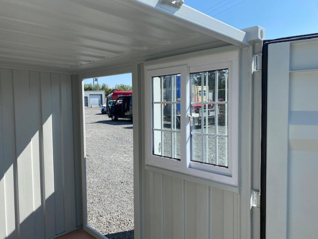 New 7ft Shipping Container with Side Door & Window