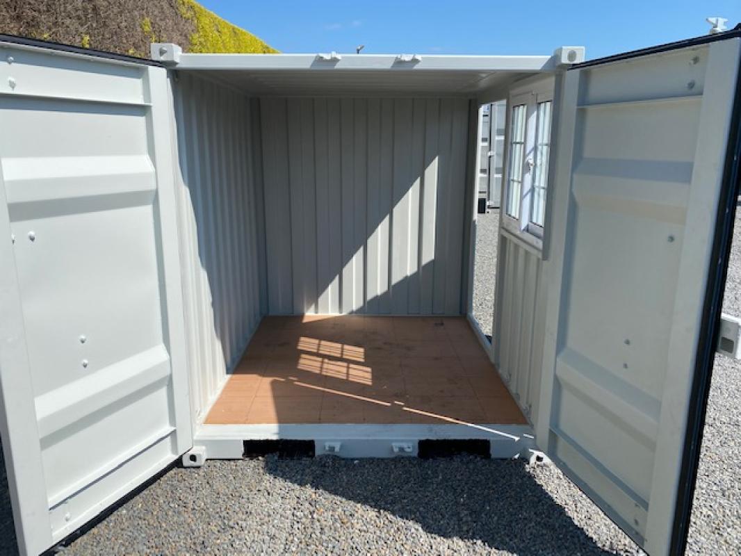 New 7ft Shipping Container with Side Door & Window