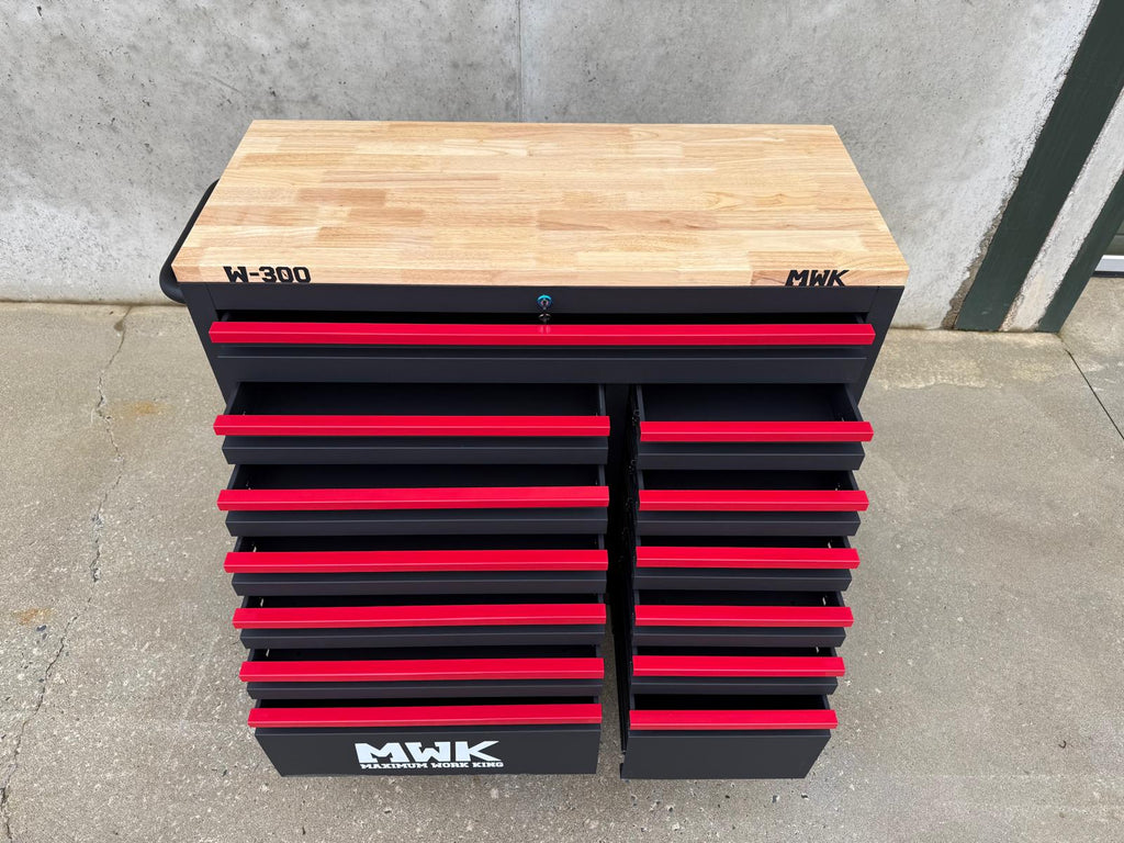 New MWK 13 Drawer Tool Cabinet on Caster Wheels