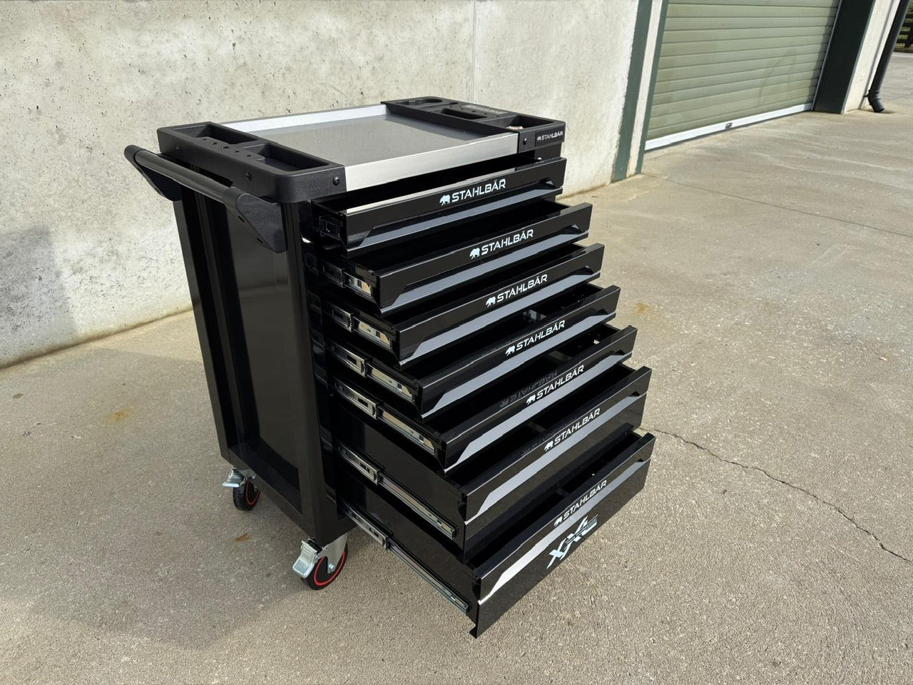 New Stahlbar 7 Drawer Tool Cabinet on Caster Wheels